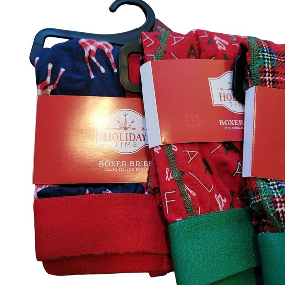 Men's Christmas Boxer Shorts Stocking Stuffer Gift Set of 4 Small 28-30 DH3203 - Picture 3 of 5